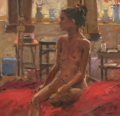 Model and Two Easels